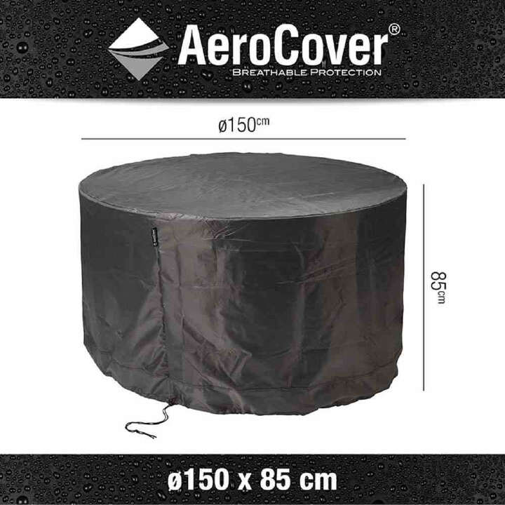 AeroCover Atmungsaktive Schutzhülle für Sitzgruppen Ø150xH85 cm AeroCover Atmungsaktive Schutzhülle für Sitzgruppen Ø150xH85 cm